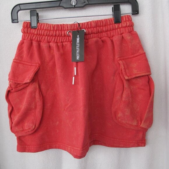NWT PrettyLittleThing Cargo Sweat Skirt - Picture 2 of 14